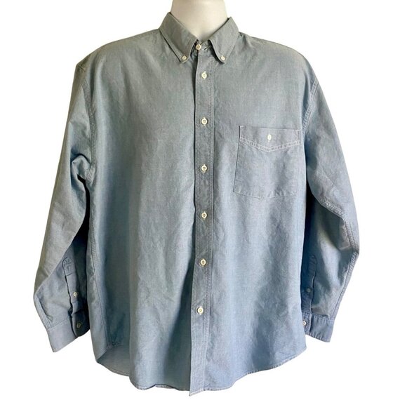 Eddie Bauer Long Sleeve Button Down Shirt Men's Large - Picture 2 of 7